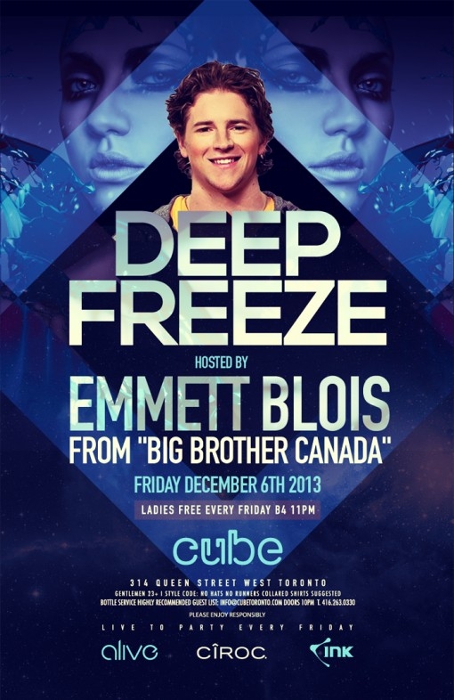 Alive Fridays Presents Deep Freeze