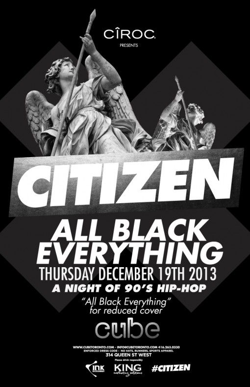 CITIZEN THURSDAYS PRESENTS ALL BLACK EVERYTHING