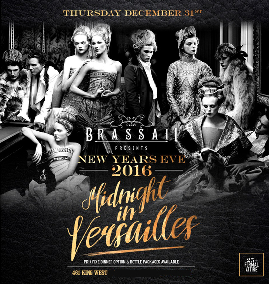 Brassaii presents New Year's Eve 2016: Midnight in Versailles