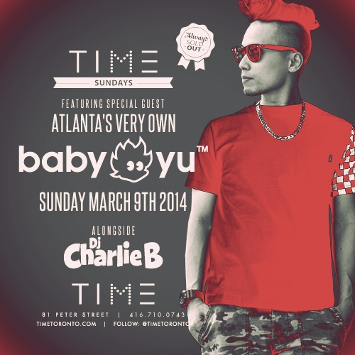 DJ BABY YU AT TIME SUNDAY