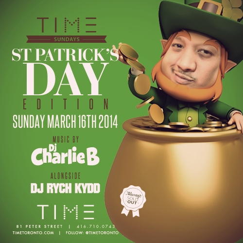TIME SUNDAYS ST. PATRICKS DAY EDITION