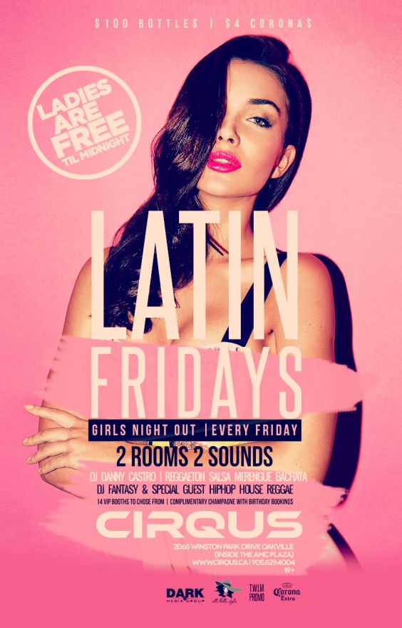 Latin Fridays | Ladies Free | $4 Coronas