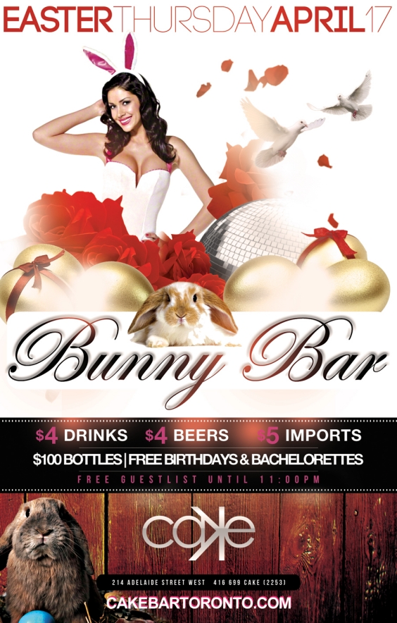 BUNNY BAR | Easter Long Weekend Thursday