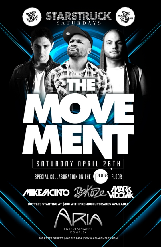 THE MOVEMENT AT ARIA SATURDAY