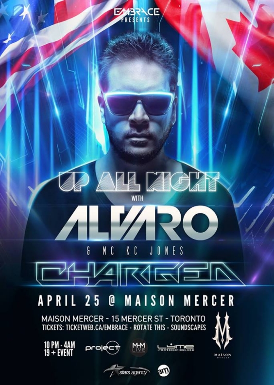 Up all Night Presents Deejay Alvaro alongside DJ Joe Ghost