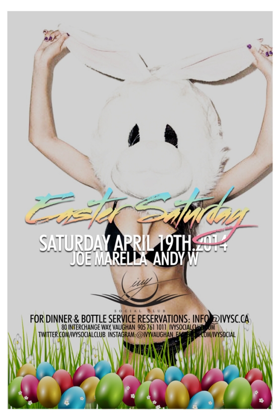 VIP BOTTLE SERVICE - EASTER SATURDAY