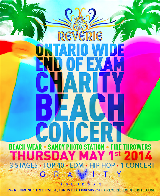 Reverie - End of exams Charity Beach Bash