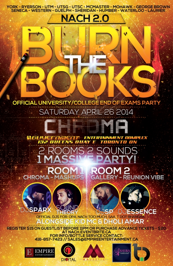 Burn the Books: Ontario Exam Relief Party