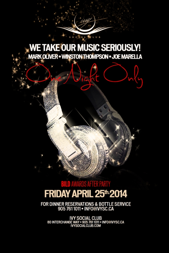 FRIDAY APRIL 25 - BILD AWARDS AFTER PARTY