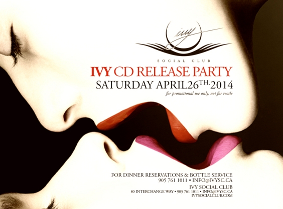IVY CD RELEASE PARTY - SATURDAY APRIL 26