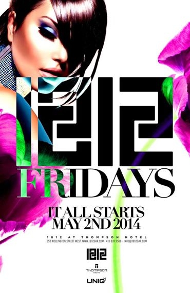 1812 Fridays at the Thompson Hotel