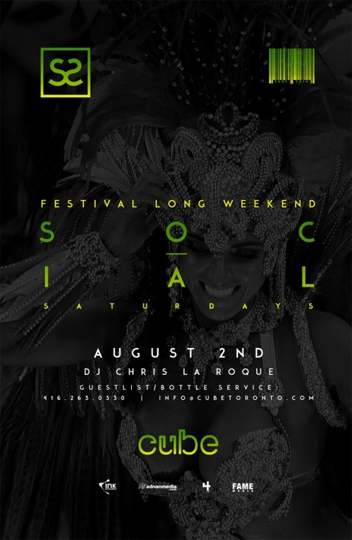 Social Saturdays @ Cube nightclu