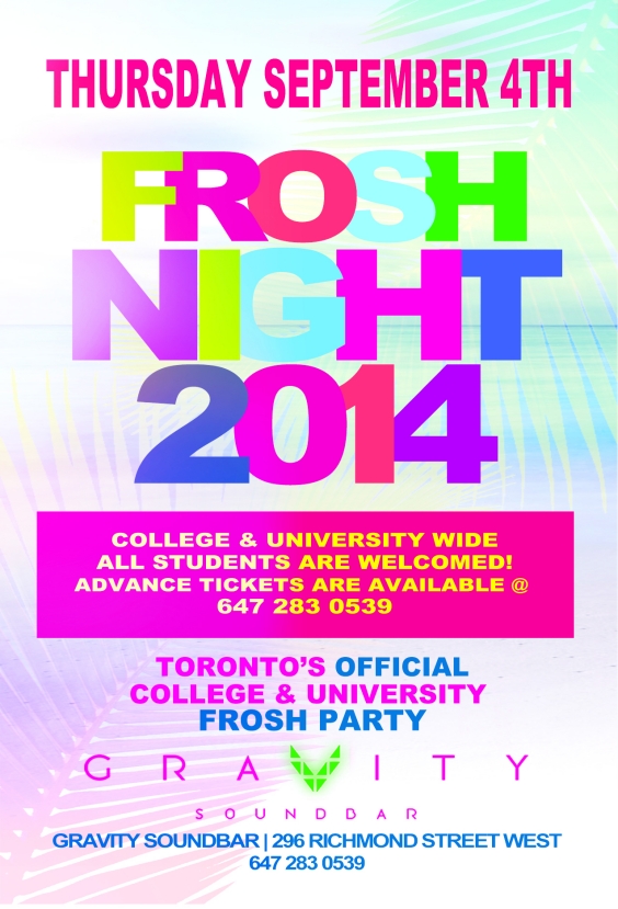 FROSH NIGHT 2014