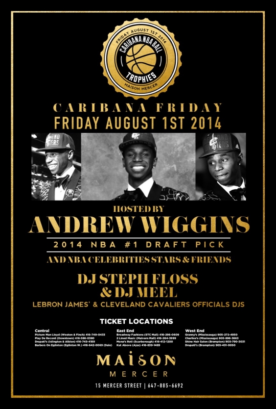 Caribana Friday NBA Ball Trophies