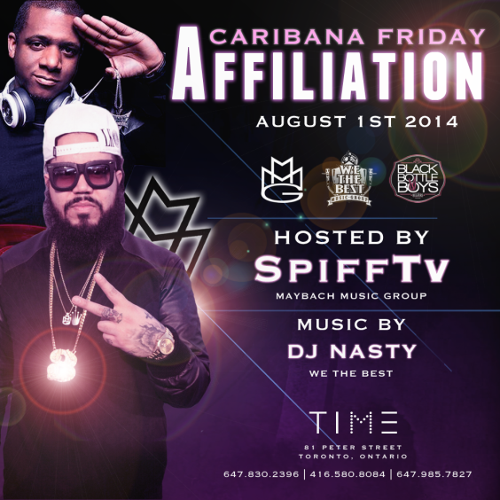 AFFILIATION - CARIBANA FRIDAY W/ SPIFF TV