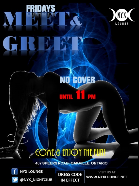 Meet & Greet Fridays - NO COVER Until 11 PM
