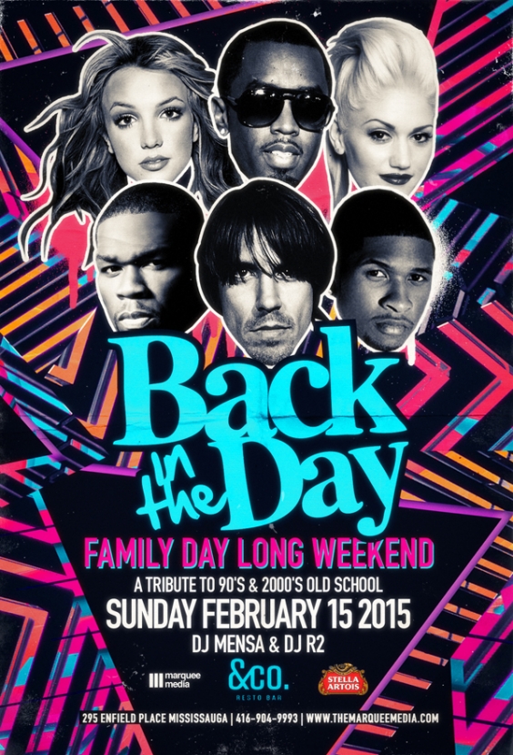 BACK IN THE DAY | FAMILY DAY LONG WEEKEND