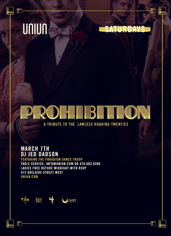 UNIUN SATURDAYS: PROHIBITION