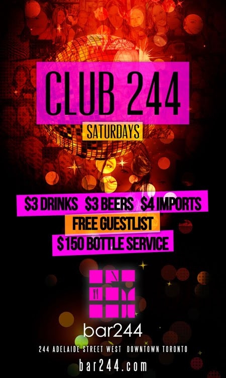 Club244 Saturdays