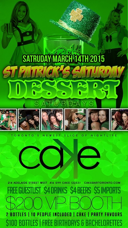 St Patricks Day Saturday