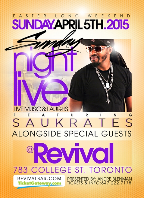 Sunday Night Live ft. Saukrates & Special Guests