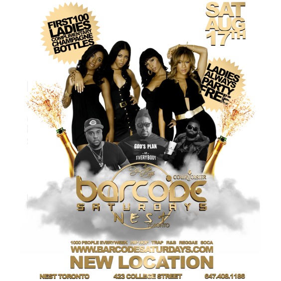 Barcode Saturdays - LADIES PARTY FOR FREE!
