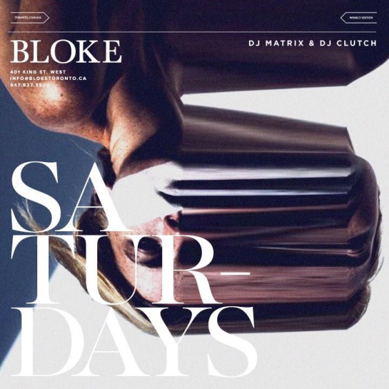 #BlokeSaturdays