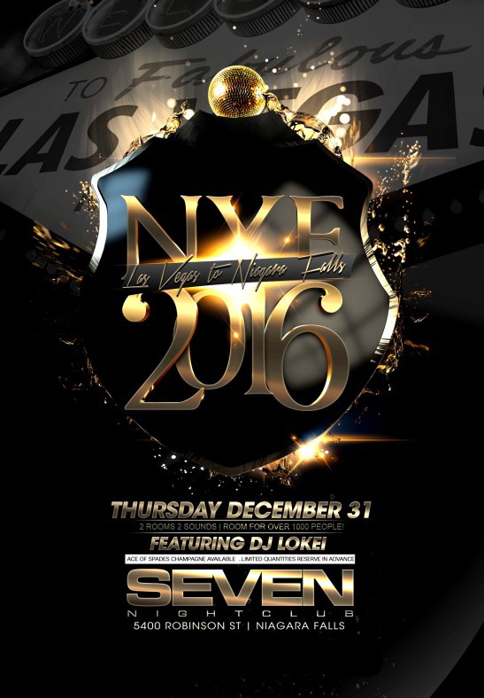NYE 2016 Las Vegas To Niagara Falls