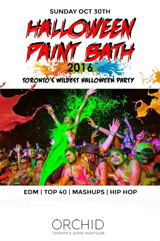 Halloween Paint Bath