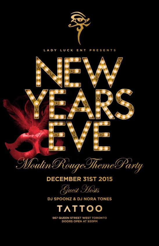 New Years Eve: Moulin Rouge Theme