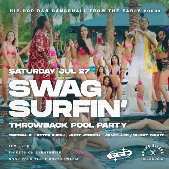Swag Surfin' Throwback Pool Party
