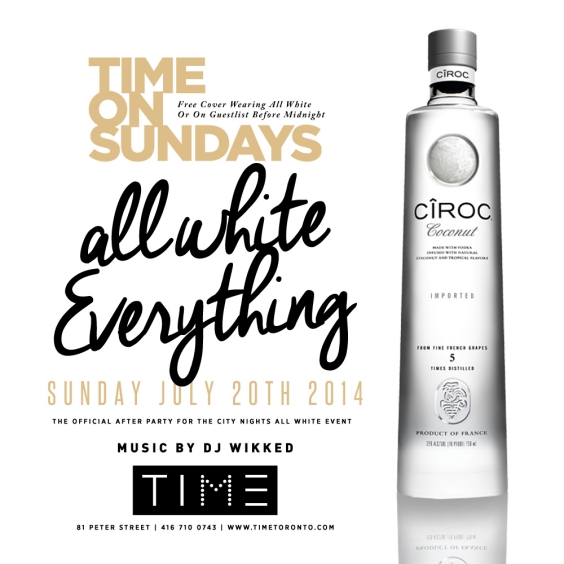 TIME ON SUNDAYS - ALL WHITE EVERYTHING