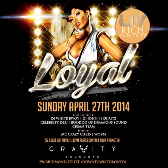 LIV RICH SUNDAYS HIP HOP,RNB,REGGAE