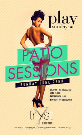 PATIO SESSION'S ON TRYST PATIO
