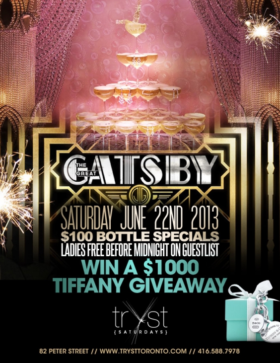 GREAT GATSBY AND TIFFANY&CO GIVEAWAY