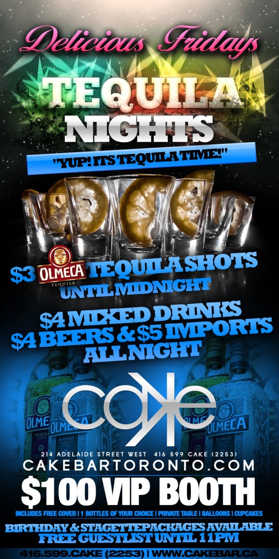 Delicious Fridays inside Cake | FREE Guestlist | $4 Drinks | $4 Beers | $5 Imports