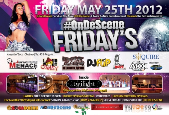 On De Scene Friday's