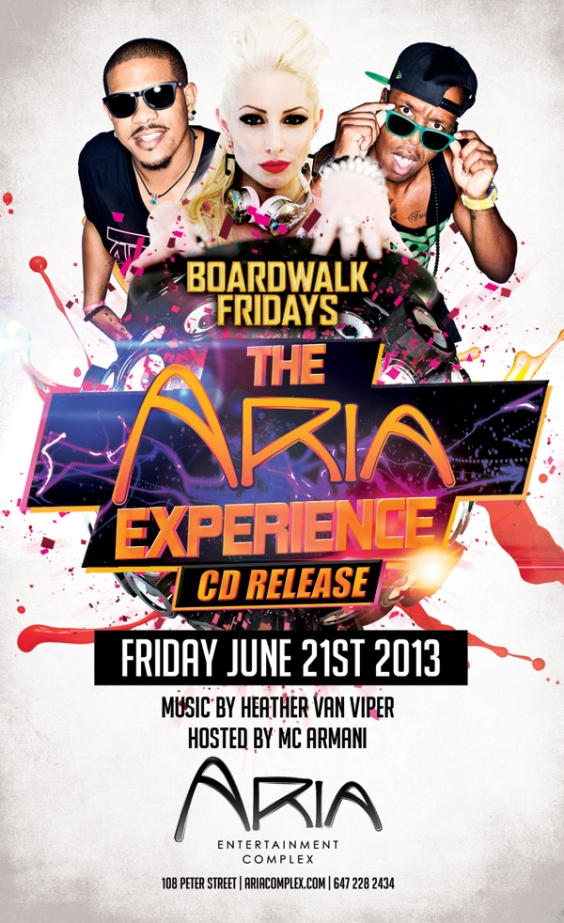 Boardwalk Fridays inside Aria Complex | THE ARIA EXPERIENCE CD LAUNCH