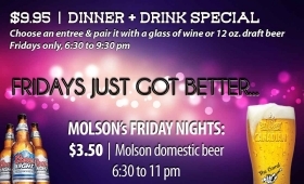 Dinner + Drink Specials