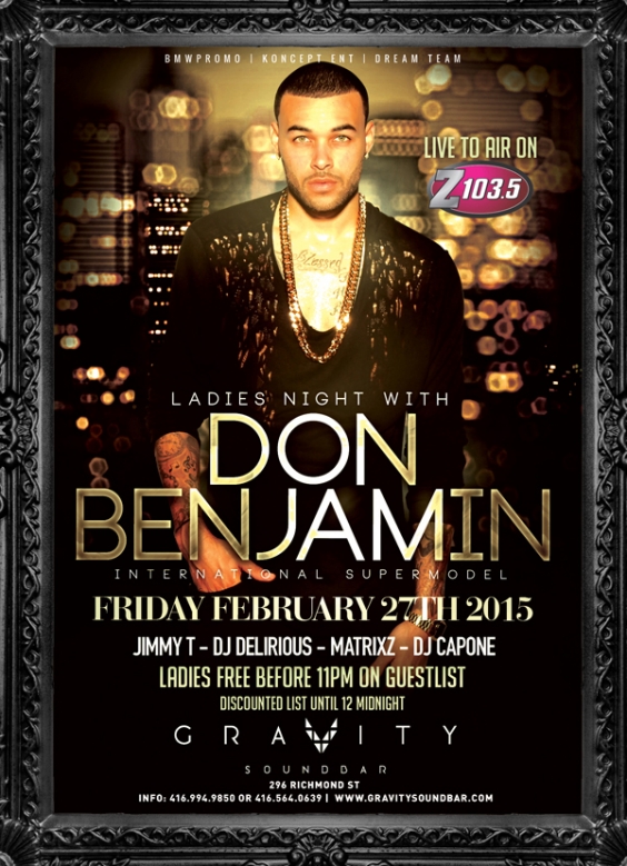 RADIO ACTIVE FRIDAYS - LADIES NIGHT W/ DON BENJAMIN