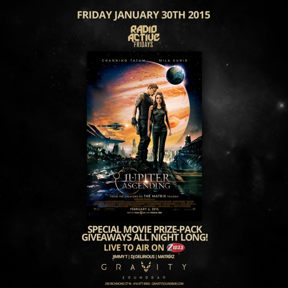 RADIO ACTIVE FRIDAYS - JUPITER ASCENDING