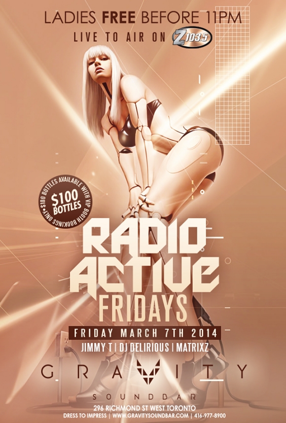 RADIO ACTIVE FRIDAYS - LIVE TO AIR ON Z103.5