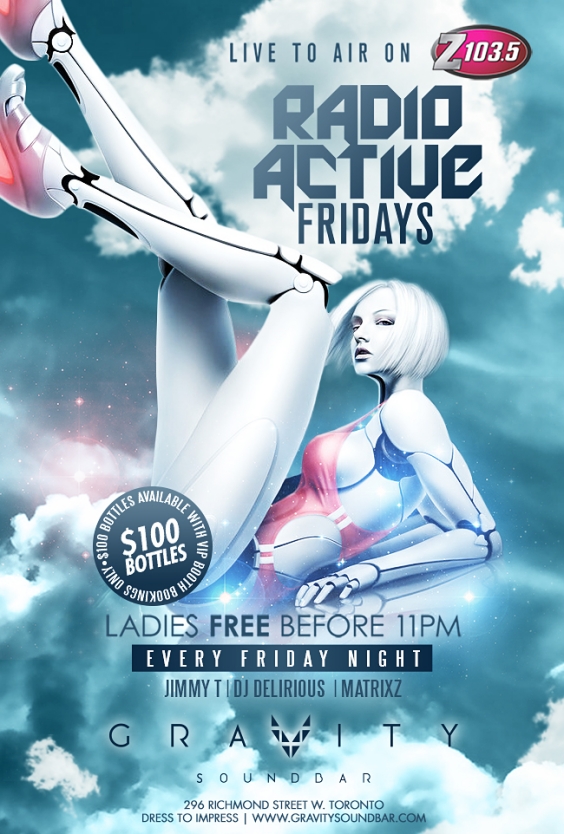 RADIO ACTIVE FRIDAYS - LADIES FREE