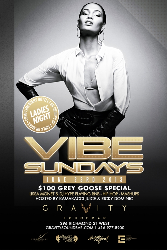 VIBE SUNDAYS @ GRAVITY SOUNDBAR NIGHTCLUB