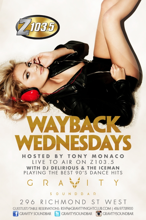 WAYBACK WEDNESDAYS | LIVE TO AIR ON Z103.5