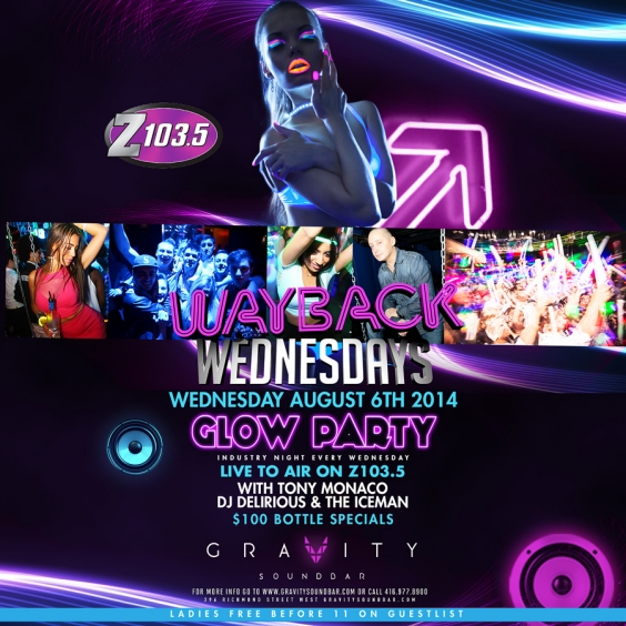 WAYBACK WEDNESDAYS - GLOW PARTY