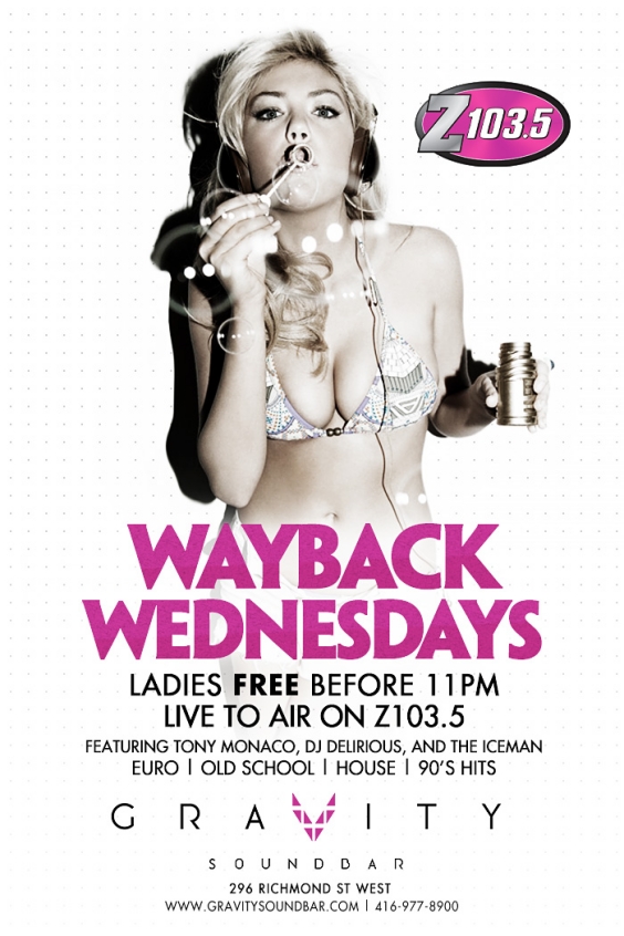 WAYBACK WEDNESDAYS LIVE TO AIR ON Z103.5