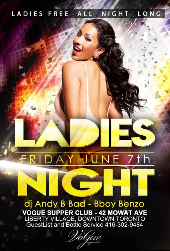 Ladies Night - Ladies Free All Night