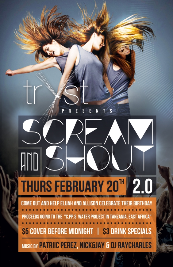 SCREAM AND SHOUT