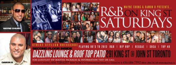 R&b On King Street | Dazzling Lounge | Every Saturday